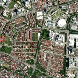 Kampung Sungai Ara map(satellite map)