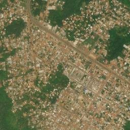 Grand-Lahou map(satellite map)