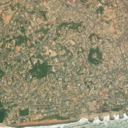 Cape Coast map(satellite map)