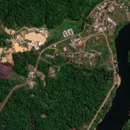 Brokopondo map(satellite map)