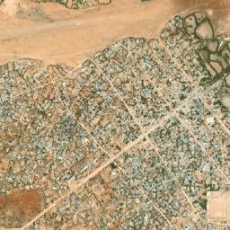 Xuddur map(satellite map)