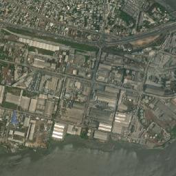 Bonabéri map(satellite map)