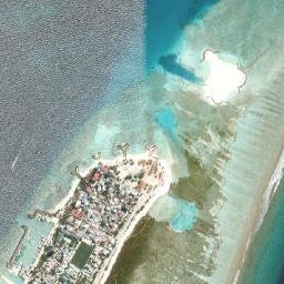 Maafushi map(satellite map)