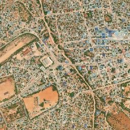 Mandera map(satellite map)