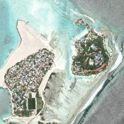 Guraidhoo map(satellite map)