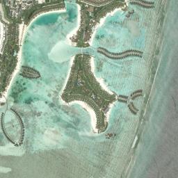 Satellite view of Olhuveli Island