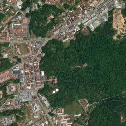 Raub map(satellite map)