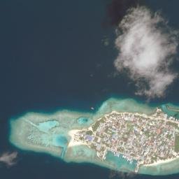 Mahibadhoo map(satellite map)
