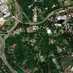 Kuala Lumpur map(satellite map)