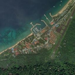 Kampung Tekek map(satellite map)