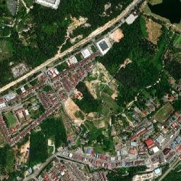 Kampung Baharu Nilai map(satellite map)