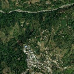 Inzá map(satellite map)