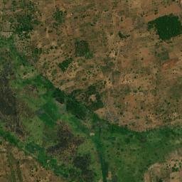 Oyam District map(satellite map)