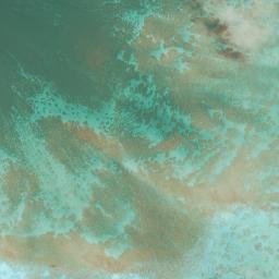 Kiritimati map(satellite map)