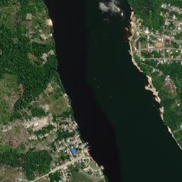 San Carlos de Río Negro map(satellite map)
