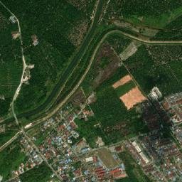 Parit Raja map(satellite map)