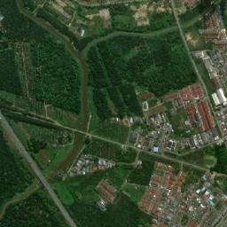 Kampung Simpang Renggam map(satellite map)