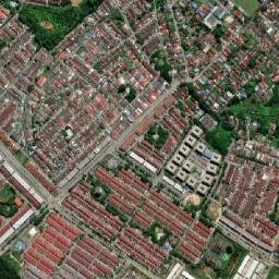 Daerah Johor Baharu map(satellite map)