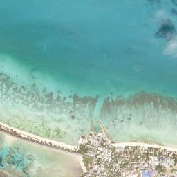 Bairiki Village map(satellite map)