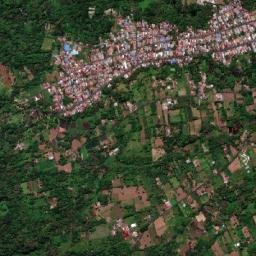 Tomohon map(satellite map)