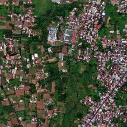 Kota Tomohon map(satellite map)