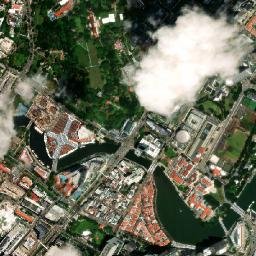 Singapore map(satellite map)