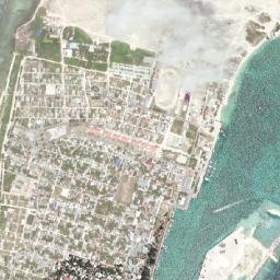 Thinadhoo map(satellite map)