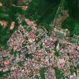Bontang map(satellite map)