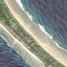Nikunau map(satellite map)