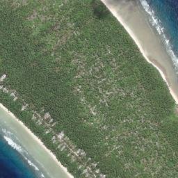 Arorae map(satellite map)