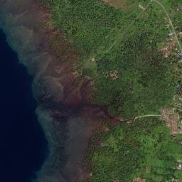 Kabupaten Teluk Wondama map(satellite map)