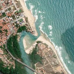 Satellite view of Barra Do Rio Coco