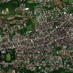 Pagar Alam map(satellite map)