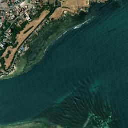 Satellite view of Mombasa Channel