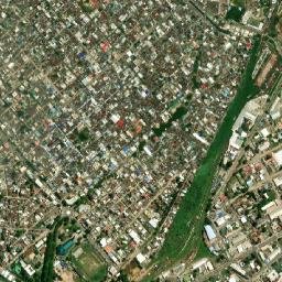Brazzaville map(satellite map)