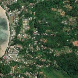 Anse Boileau map(satellite map)
