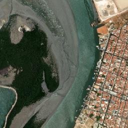 Areia Branca map(satellite map)