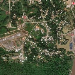 Kiunga map(satellite map)