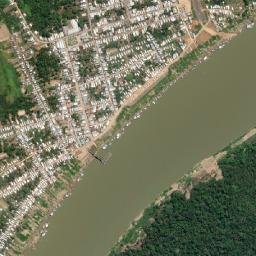 Canutama map(satellite map)