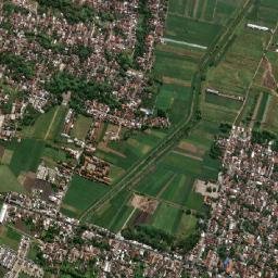 Kertosono map(satellite map)