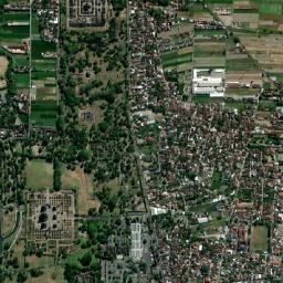 Candi Prambanan map(satellite map)