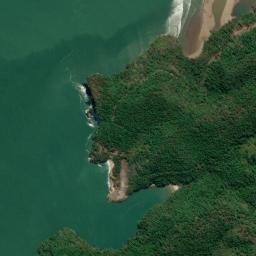 Satellite view of Pancer Door (surf spot)