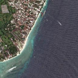 Satellite view of Gili T Surfspot