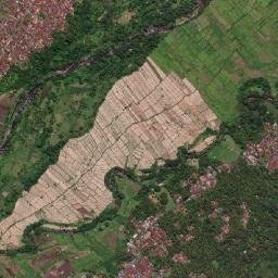 Banjar Wangsian map(satellite map)