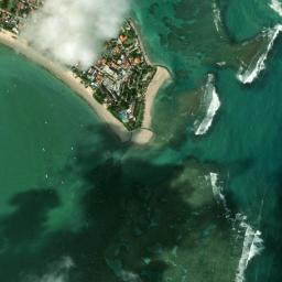 Satellite view of Serrambi