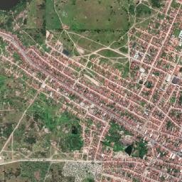 Águas Belas map(satellite map)
