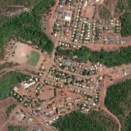 Bamaga map(satellite map)