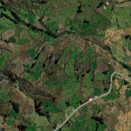 Provincia de Canta map(satellite map)