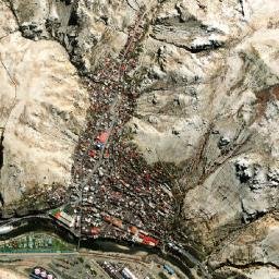 La Oroya map(satellite map)