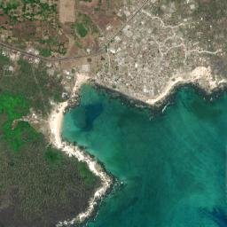 Chindini map(satellite map)